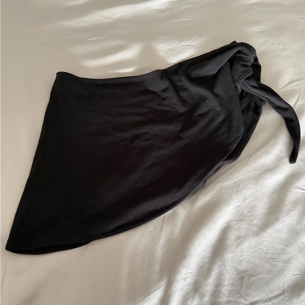 Laina Rauma Dance Class Superfine Jersey Waist Wrap in Black size XS-M